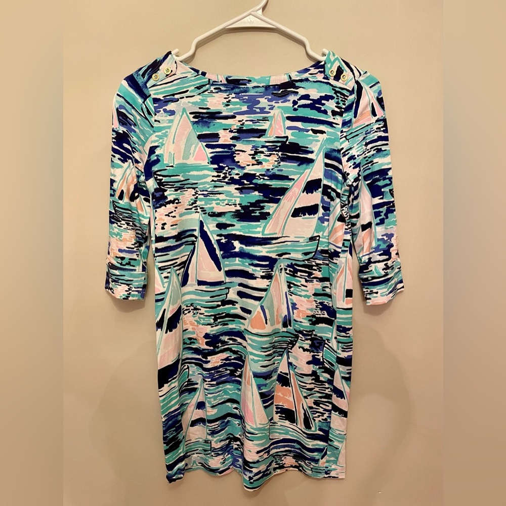 Lily Pulitzer girls 3/4 Sleeve Dress